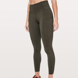 Lululemon Fast and Free 25in inseam, sz 8
